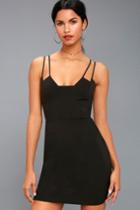 Lulus | Pickup Lines Black Sleeveless Bodycon Dress