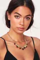 Vero Gold And Tortoise Necklace | Lulus