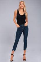 Evidnt Hermosa Medium Wash Cropped Skinny Jeans | Lulus