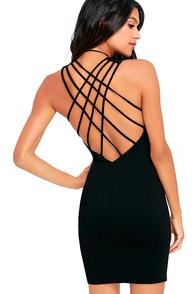 Lulus Forever Fierce Black Bodycon Dress