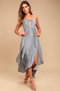 Somedays Lovin' Night Hour Grey Midi Dress