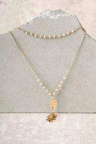 Lulus Mon Tresor Gold Layered Necklace