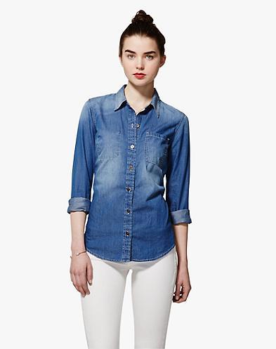 Lucky Brand Glenmore Chambray Shirt