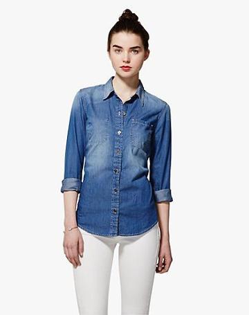 Lucky Brand Glenmore Chambray Shirt