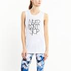 Lucy Graphic Tank (never Don't Stop)