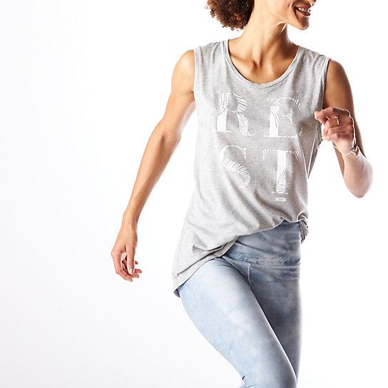 Lucy Graphic Tank- Palm Rest
