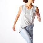 Lucy Graphic Tank- Palm Rest