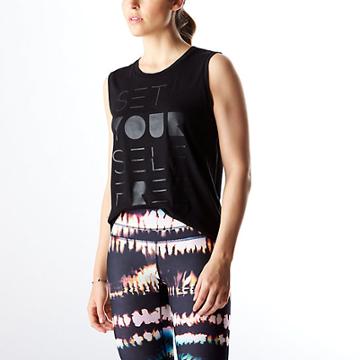 Lucy Graphic Tank - Set Free