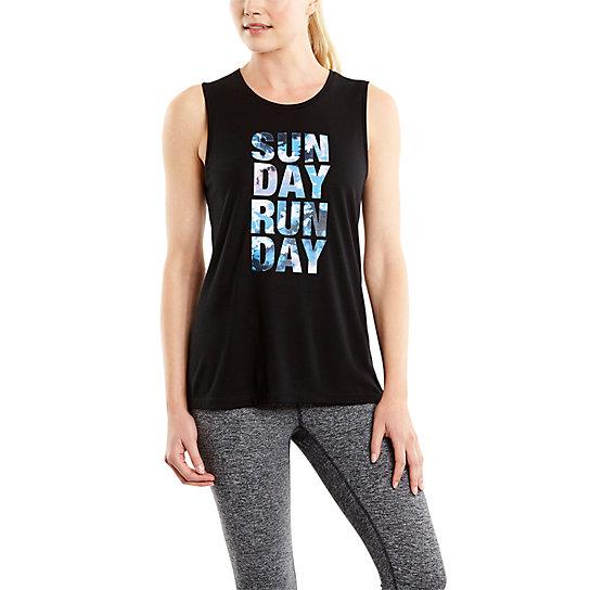 Lucy Graphic Tank (sun Day Run Day)
