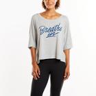Lucy Graphic Tee - Breathe In