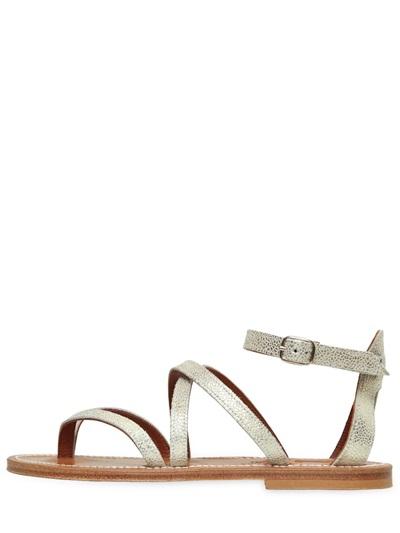 Kjacques St.tropez Kjacques St. Tropez 10mm Epicure Metallic Leather Sandals