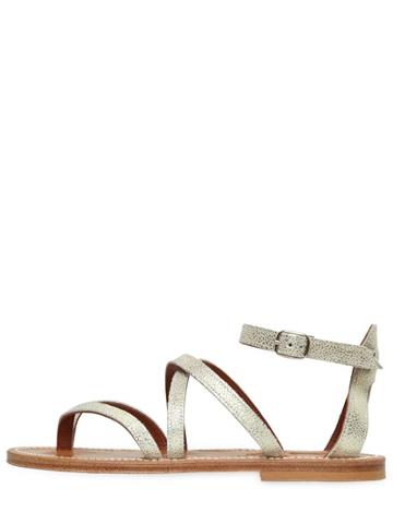 Kjacques St.tropez Kjacques St. Tropez 10mm Epicure Metallic Leather Sandals