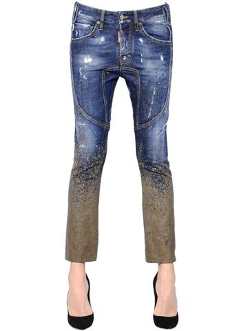 Dsquared2 Icon Washed Dirty Cotton Denim Jeans