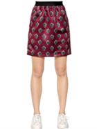 Markus Lupfer Vivian Jewel Strawberry Jacquard Skirt