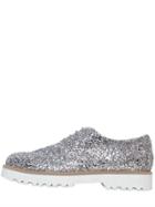 Hogan Glittered Derby Lace-up Shoes