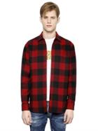 Dsquared2 Check Wool Flannel Shirt