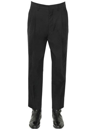 Christophe Lemaire 19cm Cotton Wool Gabardine Trousers