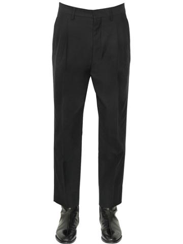 Christophe Lemaire 19cm Cotton Wool Gabardine Trousers
