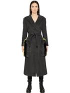 Ava Adore Double Wool Coat With Fox Fur Pockets