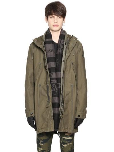 Diesel Military Canvas Parka & Padded Jacket
