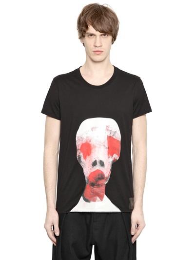 By The N&deg; Red Sight Printed Cotton Jersey T-shirt