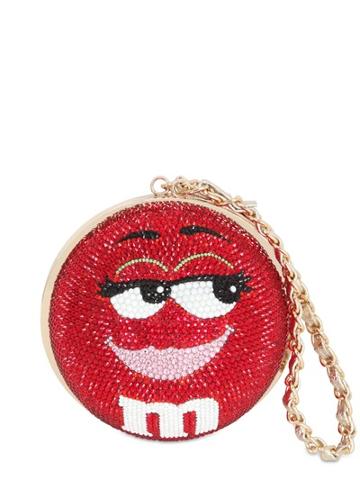 The Good Practice M & M Round Embellished Metal Clutch
