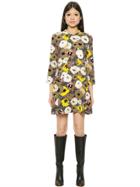Essentiel Floral Printed Crepe Dress