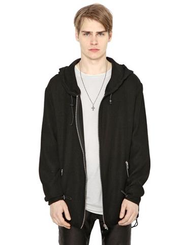 Perdre Haleine Zip-up Fluid Jersey Sweatshirt