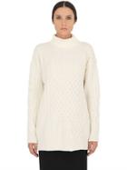 Nina Ricci Oversize Wool Blend Sweater