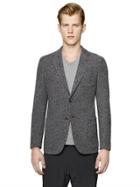 Giorgio Armani Upton Stretch Cotton Jacquard Blazer