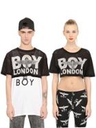 Boy London Mesh Crop Top