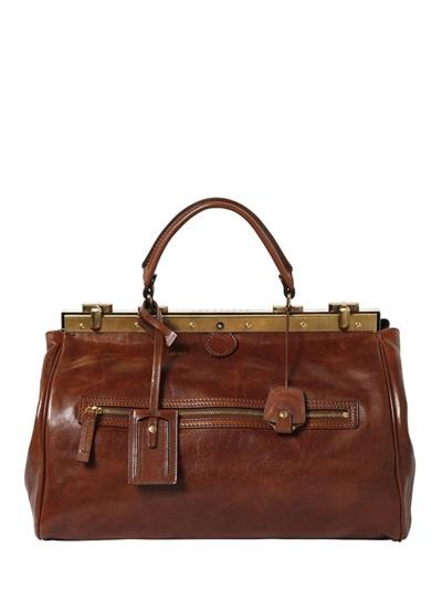 The Bridge Hand-painted Leather Doctor Bag