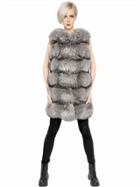 Yves Salomon Fox & Goat Fur Vest