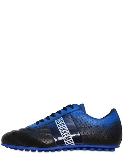 Dirk Bikkembergs Gradient Leather Soccer Style Sneakers