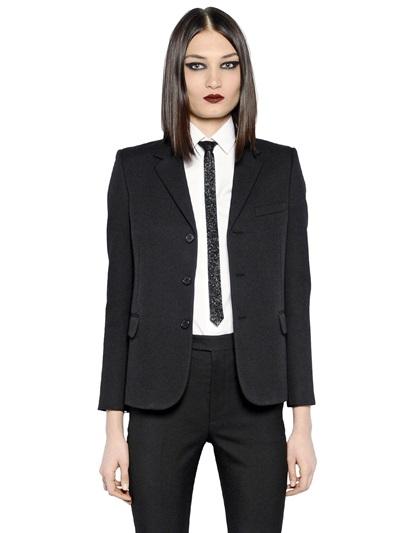Saint Laurent Wool Canvas Jacket