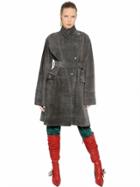 J.w.anderson Belted Suede Coat