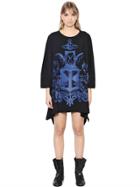 Vivienne Westwood Anglomania Elephant Crest Print Cotton Jersey Dress
