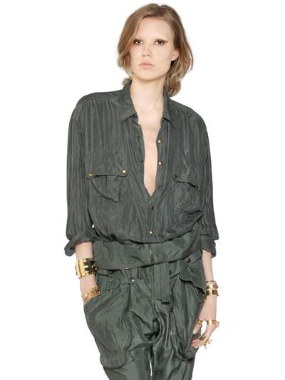 Faith Connexion Washed Silk Shirt