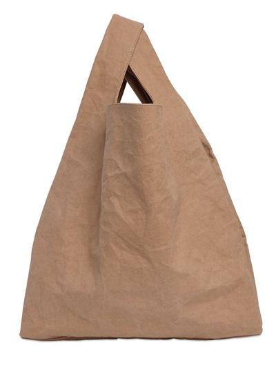 Maison Margiela Mono Prix Paper Effect Top Handle Bag