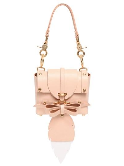 Niels Peeraer Baby Tail Bow Leather Top Handle Bag