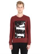 Mcq Alexander Mcqueen Marked Out Printed Cotton Sweatshirt