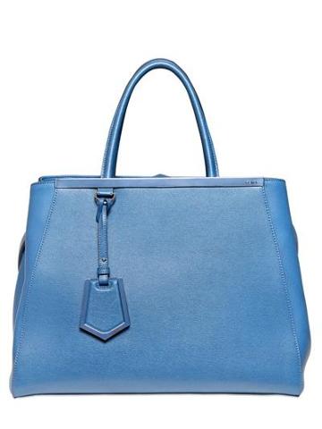 Fendi - Medium 2jours Textured Leather Bag