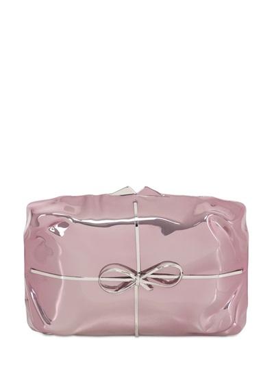 Benedetta Bruzziches Cabaret Enameled Brass Clutch