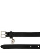 Alexander Mcqueen Skull Leather Wrap Belt