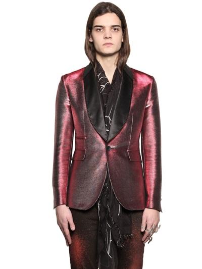 Tom Rebl Cotton & Lurex Jacket