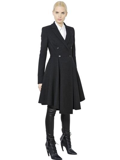 Givenchy Stretch Soft Wool Twill Coat
