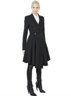 Givenchy Stretch Soft Wool Twill Coat