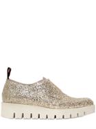 Leo 40mm Glitter Oxford Lace-up Shoes