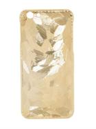 La Mela Luxury Handmade In Italy Frozen Effect Gold Plated Iphone 6 Case