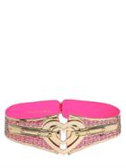 Manish Arora 100mm Heart Leather High Waist Belt